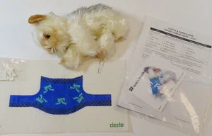 HANDPAINTED NEEDLEPOINT - Trixie Yorkie Puppy & Coat (118) - Picture 1 of 2