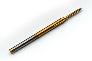 000-120 Gewinde 3B Stopfen Gewindebohrer, 3-flötig, HSS mit TiN Beschichtung #21065 - Bild 1 von 1