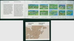 CANADA 1983 COMPLETE BOOKLET MINT NH #1095a, FORTS ACROSS CANADA !! ZZ73 - Picture 1 of 1