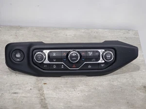 2021-2024 JEEP WRANGLER  ENGINE START &CLIMATE CONTROL SWITCH PANEL W/TRIM OEM - Picture 1 of 7