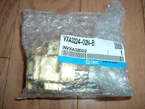 SMC VXA3224-02N-B NVXA32D02 PNEUMATIC VALVE 1/4" 0.25-0.7 MPa NEW USA - Picture 1 of 2