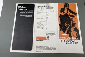 Harley Davidson KLCH & KL 1000 Motorcycle Dealer Sales Brochure Original  - Picture 1 of 6