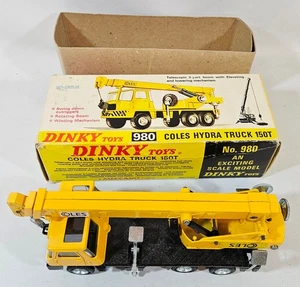 Ancien camion Dinky Coles Hydra 150T, 980, d'origine, pour collection - Photo 1/19