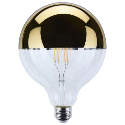 8 Watt G40 LED - Medium Base - 2700K CCT - Gold Crown - 100 Watt Replacement - 1 - Image 1 of 4