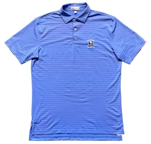 Peter Millar Hemd Herren M gestreift Sommer Komfort Performance Golf Pebble Beach - Bild 1 von 11