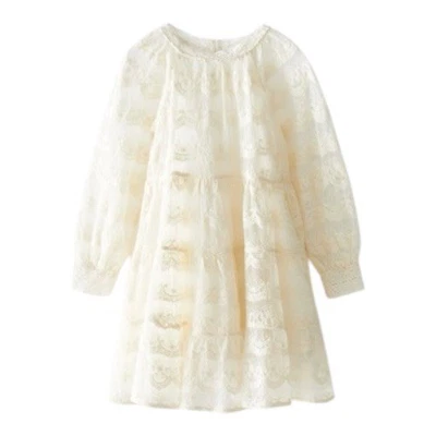 NEW Zara Embroidered Tulle Dress. Size 13/14. - Image 1 of 4