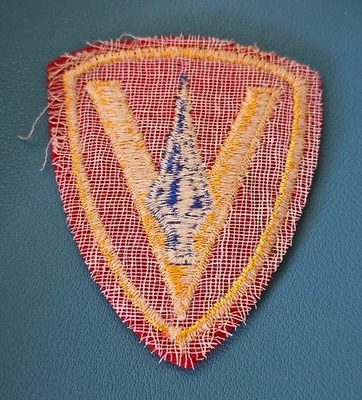 5th Marine Corps Division (USMC)Patch-Stitched on Wool-CC Backing-WW-II* - Image 1 of 3