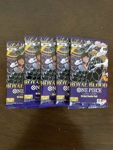 One Piece Royal Blood OP-10 Five 5 Booster Packs Lot English C - Picture 1 of 2