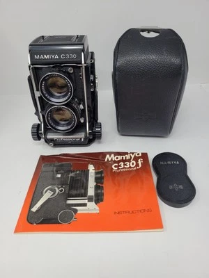 Mamiya C330 Professional F Camera DS 105mm F3.5 Lens W/ Case & Instructions  - Image 1 of 4