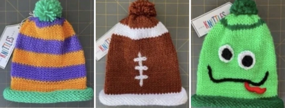 DIVERTIDOS DEPORTES Y NOVEDAD TEMA NIÑOS HECHOS A MANO SOMBREROS TALLA 2 - 3 ~ Tú eliges NUEVO CON ETIQUETAS Foto 1 de 1