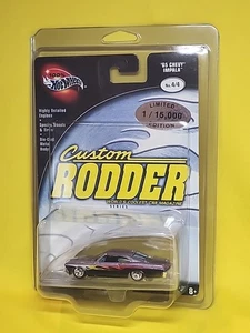 100% Hot Wheels Custom Rodder '65 Chevy Impala Purple mit Flammen mit Protector 🔥A9 - Bild 1 von 17