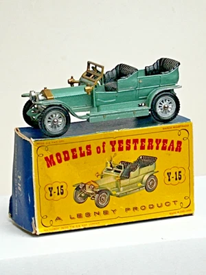 Matchbox Models of Yesteryear Y-15 Rolls Royce Silver Ghost with Original Box - Image 1 of 4