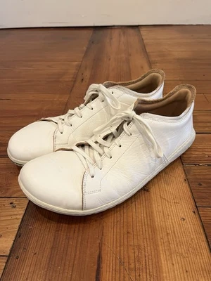 Tênis Vivobarefoot Masculino Geo Court III Couro Branco Tamanho UE 45 / EUA 12 - Imagem 1 de 4
