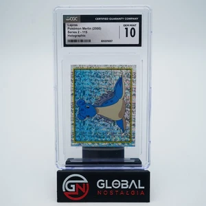 Lapras 2000 Pokemon Merlin Series 2 #115 Holographic POP 6 CGC 10 - Picture 1 of 2