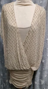 Love Label Draped Bodycon Dress Size 10 - Picture 1 of 5