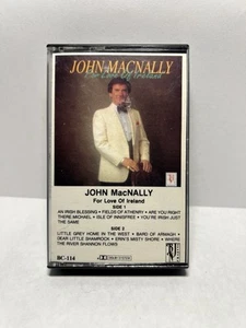 John Macnally : For the Love of Ireland-Cassette-1990- Tape Music - Picture 1 of 2