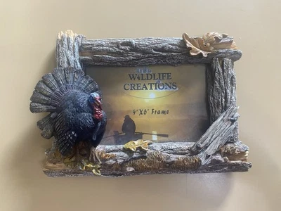 Wildlife Creations 4”x6” Frame With 3D Turkey - Image 1 of 4