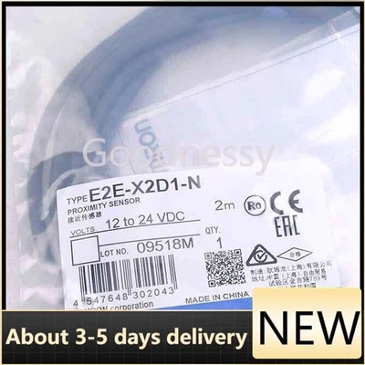 1PC New Omron E2E-X2D1-N Proximity Switch Sensor E2E-X2D1N In Box US Free TAX - Image 1 of 4