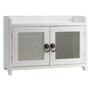 COLLECTIVE HOME - Storage Cabinet Mini Countertop Cabinet Wood Organizer for K - Picture 1 of 8
