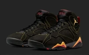 Air Jordan 7 Retro Citrus Größe 12 schwarz Nubuk rot Bordeaux2022 CU9307-081 - Bild 1 von 13