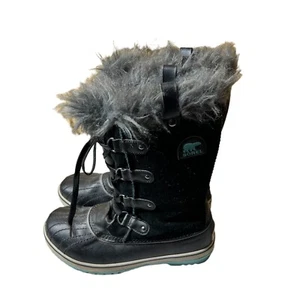 Sorel Damenstiefel Größe 7 Vintage 1831-SWL schwarz & türkis - Bild 1 von 7