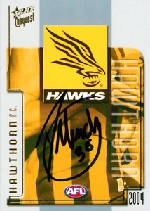 Signed Hawthorn Hawks AFL Select Card - Darren Minchington - Bild 1 von 3