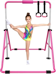 Tepemccu Expandable Gymnastics Bars Adjustable Height Gymnastic Horizontal Bars - Picture 1 of 8
