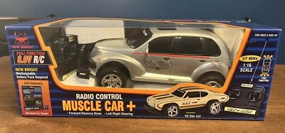 SELLADO NUEVO BRILLANTE RADIO CONTROL MUSCLE CAR AÑOS 70 GRIS PT Cruiser Foto 1 de 4