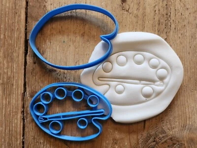 Artists palate  shaped cookie biscuit cutter, decorating ideas, cute,baking - Image 1 of 4