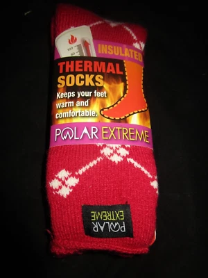 1 Pair Women Polar Extreme Thermal Socks 5-9 - Image 1 of 4