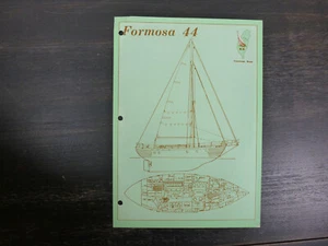 Formosa 44 original factory sailboat brochure - Picture 1 of 2