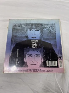 GEORGE HARRISON 45 Box Set When We Was Fab COMPLETE Limited Edition Poster - Picture 1 of 4