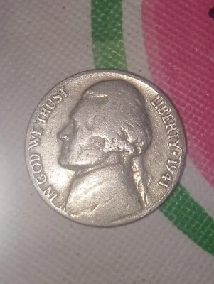 1941 Nickel No mint mark with rim error. SILVER  - Image 1 of 2