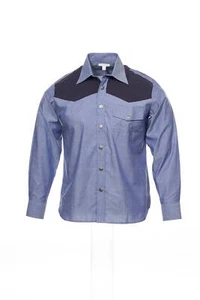 Ryan Kenny Blue Western Shirt M $135 - Picture 1 of 4