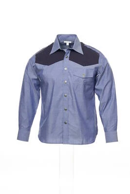 Ryan Kenny Blue Western Shirt M $135 - Image 1 of 4