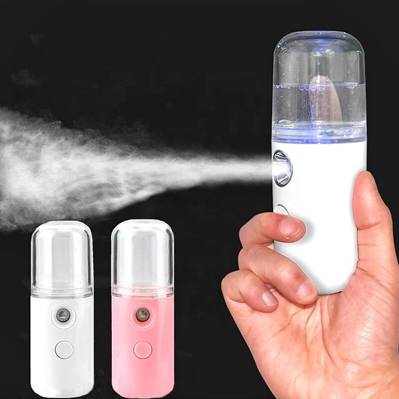 Portable Rechargeable Wireless Face Sprayer Cool Mist Maker Fogger Humidifier - Image 1 of 4
