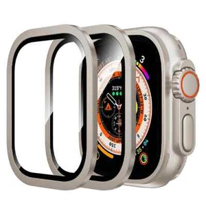 Folia ochronna na wyświetlacz Apple Watch Ultra 49mm szkło hartowane odporne na zarysowania wodoodporne... - Zdjęcie 1 z 19