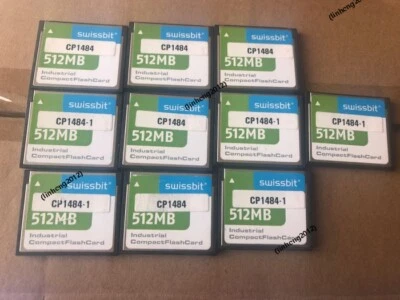10PCS Swissbit  512MB industrial  CompactFlash CF Memony Card - Image 1 of 2