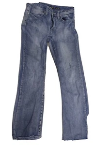 Helix Youth Mens Jeans Size 29 x 30 Slim Straight Embroidered Pockets Stretch - Picture 1 of 10