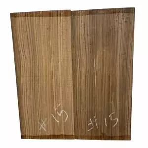 Zebrawood Exotic Wood Explorer Guitar Drop Top Book Matched Set 28" x 9" x 1/4" - Picture 1 of 1