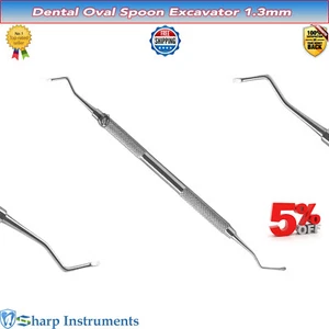 1.3mm Spoon Excavator Restorative Carious Decay Tooth Cavity Dental Instruments - Picture 1 of 1