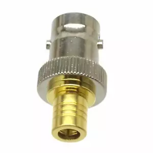 BNC Female to SMB Jack Coaxial Adapter Accelerometer Sound Vibration Transducer - Picture 1 of 4