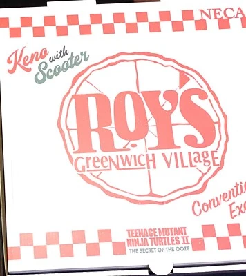 SDCC Teenage Mutant Ninja Turtles 2 Secret of the Ooze Roy’s Pizza Box Bundle - Image 1 of 2