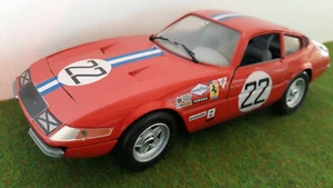 FERRARI 365 GTB4 DAYTONA COMPETIZIONE # 22 LE MANS 1/18 GIODI voiture miniature - Foto 1 di 5