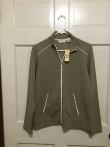 Tommy Bahama Tiki Terry Brindle zip -up Jacket Women's Sz Large - NWT - Picture 1 of 4