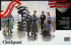 Master Box 3527 WWII German Checkpoint w/Soldiers, Civilians and Dog, kit 1/35