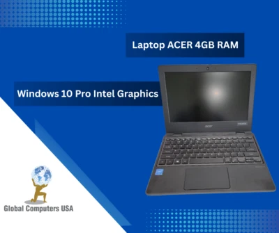Laptop ACER 4GB RAM Windows 10 Pro Intel Graphics - Image 1 of 3