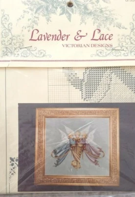 LAVENDER & LACE HEAVENLY GIFTS CROSS STITCH PATTERN 1992 - Image 1 of 3