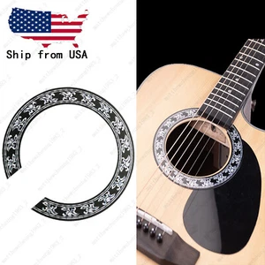 Akustikgitarre SoundHole Ring Aufkleber Sticker selbstklebend für 38"/39" Gitarre - Bild 1 von 5