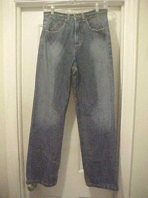 Pantalones de mezclilla IZOD azules lisos talla 16 para niñas 100 % algodón calce clásico entrepierna 29" Foto 1 de 4